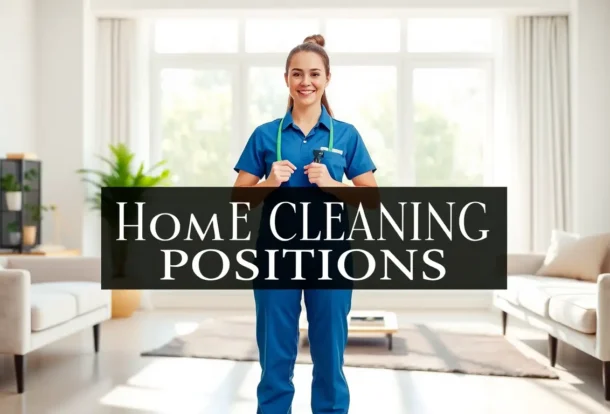 home cleaning positions