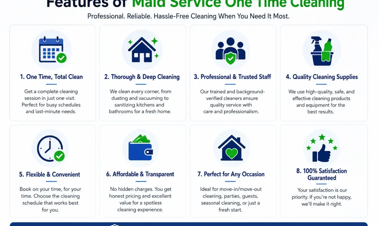 maid service one time cleaning