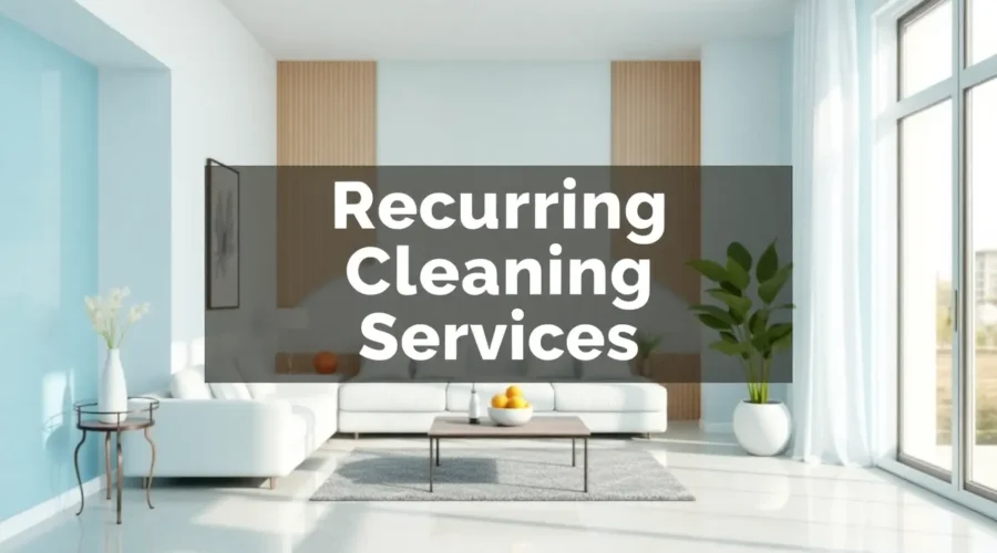 recurring cleaning services